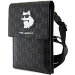 Bag Karl Lagerfeld Saffiano Monogram Choupette (KLWBSAKHPCK) black