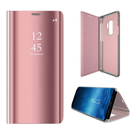 Etui Smart Clear View do Samsung Galaxy A13 4G różowe