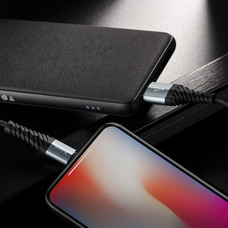 HOCO kabel USB do iPhone Lightning 8-pin COOL X38 1 metr czarny