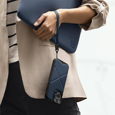 Uniq Hülle Transforma iPhone 14 Plus 6,7" Magclick Charging blau/elektrisches Blau