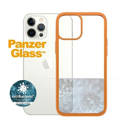 Schutzhülle IPHONE 12 PRO MAX PanzerGlass ClearCase Orange AB