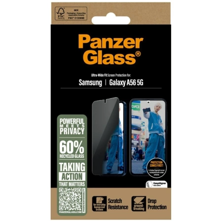 PanzerGlass Ultra-Wide Fit Privacy Glass für Samsung Galaxy A56 5G