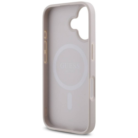 Case IPHONE 16 Guess HC PU 4G Small 4G & Classic pink