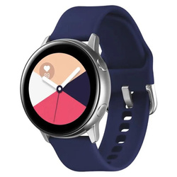 SILIKONOWA OPASKA DO SMARTWATCH 22MM UNIWERSALNA, NAVY / GRANATOWY