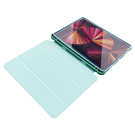 Stand Tablet Case etui Smart Cover pokrowiec na iPad Air 2020 z funkcją podstawki zielony
