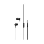 XO słuchawki przewodowe EP21 jack 3,5mm dokanałowe czarne