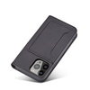Magnet Card Case for Samsung Galaxy S23 Ultra flip cover wallet stand black