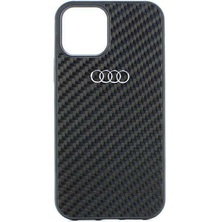 Audi Carbon Fiber iPhone 11 / Xr 6.1" black/black hardcase AU-TPUPCIP11-R8/D2-BK