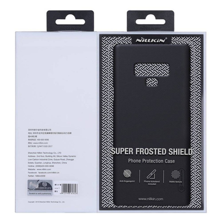 Nillkin Super Frosted Shield wzmocnione etui pokrowiec + podstawka Samsung Galaxy S20 FE 5G czarny