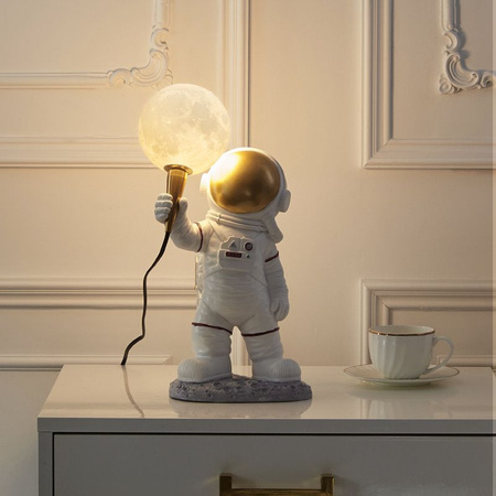 Lampka nocna ASTRONAUTA Art Deco stojący (wzór 1) AMTL