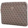 Guess 4G Zipper Pocket Triangle Logo Sleeve - Etui na notebooka 14" (brązowy)