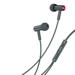 XO słuchawki przewodowe EP49 jack 3,5 mm dokanałowe ciemnozielone