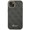 Original Case IPHONE 14 PLUS Guess Hard Case 4G Vintage Gold Logo (GUHCP14MHG4SHK) black