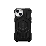 UAG Monarch - Schutzhülle für iPhone 13/14 kompatibel mit MagSafe (schwarz)