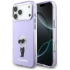 Karl Lagerfeld IML Aquarelle Karl &amp; Choupette &amp; Logo MagSafe Case for iPhone 17 Pro Max - Purple