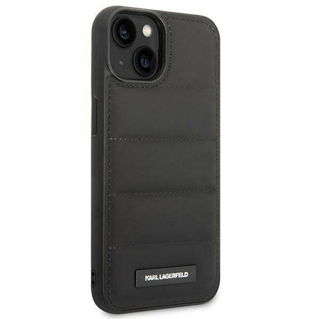 Karl Lagefeld nakładka do iPhone 14 6,1" KLHCP14SPSQAK czarna hardcase Puffy Elongated Logo