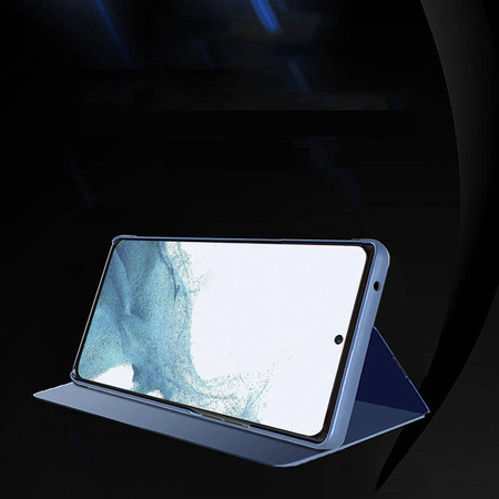 Clear View Case etui Samsung Galaxy A54 5G pokrowiec z klapką niebieskie