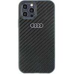 Audi Carbon Fiber iPhone 12/12 Pro 6,1&quot; schwarz/schwarz Hardcase AU-TPUPCIP12P-R8/D2-BK