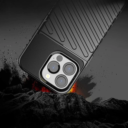 Thunder Case Flexibel Robuste Panzer Handyhülle TPU Schutzhülle für iPhone 13 Pro blau