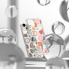 Ringke Fusion Design Armoured Sleeve Cover mit Gelrahmen für iPhone 14 Plus transparent (Floral) (FD637E31)