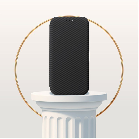 Kabura FOLIO Side Magnet do IPHONE 15 PRO czarny