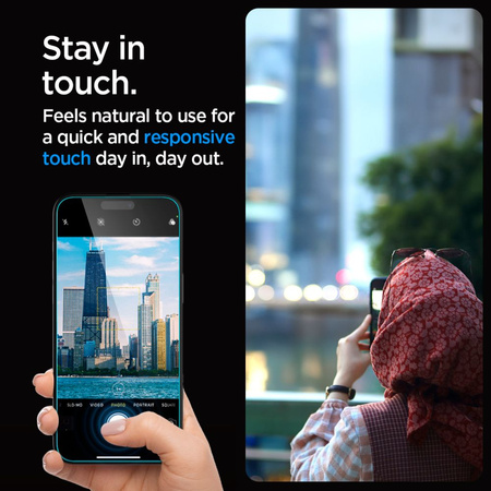 SPIGEN GLAS.TR EZ FIT IPHONE 15 PRO MAX CLEAR 2-PACK