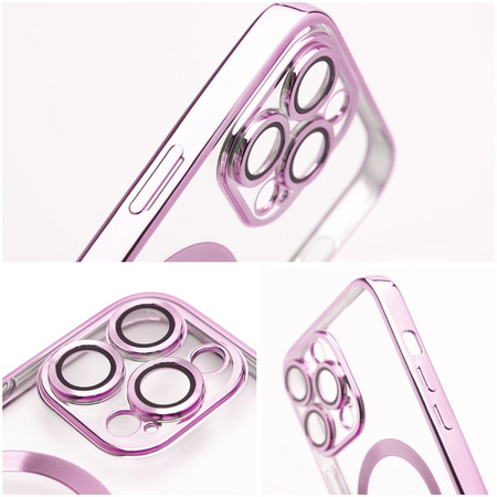 Futerał ELECTRO MAG COVER kompatybilny z MagSafe do IPHONE 17 Pro złoty róż