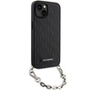 Karl Lagerfeld KLHCP14SSACKLHPK iPhone 14 6.1&quot; black/black hardcase Saffiano Monogram Chain