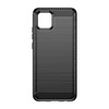 Carbon Case Flexibel Handyhülle TPU Schutzhülle für Samsung A03S EU (166.5) schwarz