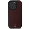 Mercedes nakładka do iPhone 16 Pro Max 6,9&quot; MEHMP16X23RBARR Hardcase Textured And Plain Leather MagSafe czerwona