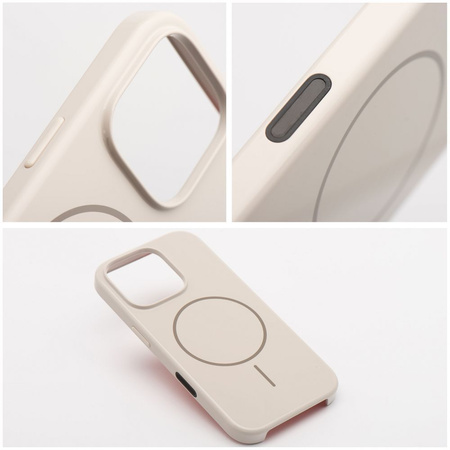 Premium Glossy Mag Cover kompatybilny z MagSafe i Camera Control button pasuje do IPHONE 16 PLUS biały