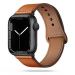 TECH-PROTECT LEATHERFIT APPLE WATCH 4 / 5 / 6 / 7 / SE (42 / 44 / 45 MM) BROWN