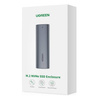 Ugreen kieszeń na dysk SSD M.2 obudowa dysku USB 3.2 Gen 2 (SuperSpeed USB 10 Gbps) + kabel USB Typ C 0,5m szary (CM400 10902)