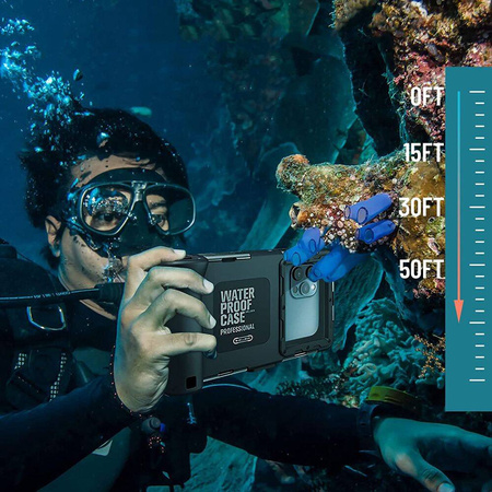 Schutzhülle Tech-Protect IPX8 Diving Waterproof Case schwarz