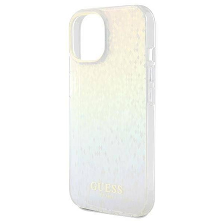 Guess nakładka do iPhone 14 6,1&quot; GUHCP14SHDECMI HC IML FACETED MIRROR DISCO IRIDESCENT