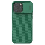 Nillkin CamShield Pro magnetische Hülle für iPhone 15 Pro Max mit Kameraschutz – Grün