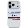 BMW M Silicon Horizontal Line MagSafe Case for iPhone 17 Pro - White