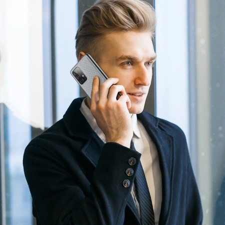 Etui SAMSUNG GALAXY A72 5G Dux Ducis Fino Nylonowe niebieskie