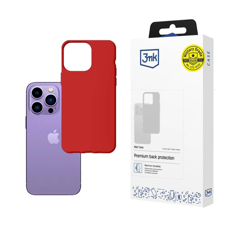 Apple iPhone 14 Pro - 3mk Matt Case strawberry