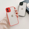 Milky Case silicone flexible translucent case for Xiaomi Redmi Note 10 / Redmi Note 10S red
