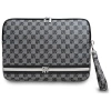 Pokrowiec na laptopa DKNY Sleeve Checkered Pattern Printed Stripes 14" - czarny