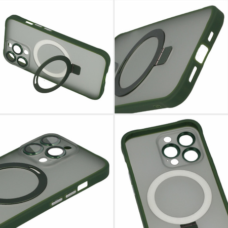 Tel Protect Magical Magsafe Stand Case do Iphone 15 Pro zielony