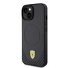 Ferrari FEHMP15SPTEK iPhone 15 6,1&quot; schwarz/schwarzes Hardcase Carbon Metal Logo MagSafe