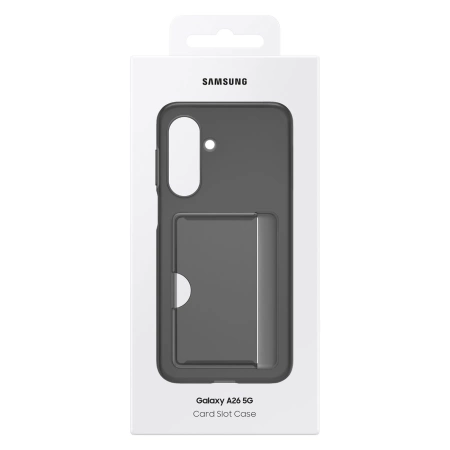 Samsung Card Slot Case EF-OA266TBEGWW mit Kartenfach für Samsung Galaxy A26 5G - Schwarz