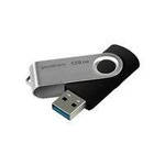Goodram pendrive 128 GB pamięć USB 3.2 Gen 1 60 MB/s (od.) - 20 MB/s (zap.) czarny (UTS3-1280K0R11)