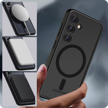 Etui SAMSUNG GALAXY S24+ Tech-Protect Magmat MagSafe Matte czarne