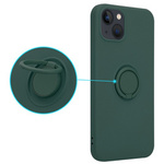 Etui Silicon Ring do Iphone 13 PRO zielony
