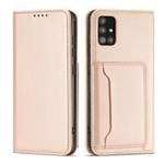 Magnet Card Case Case for Samsung Galaxy A13 5G Pouch Wallet Card Holder Pink