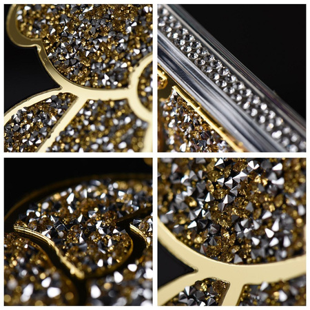 Futerał TEDDY BEAR do SAMSUNG S23 złoty