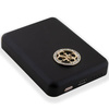 Guess powerbank indukcyjny 5W GUPBM3AL4DMK 3000mAh czarny MagSafe 4G Strassed Metal Logo